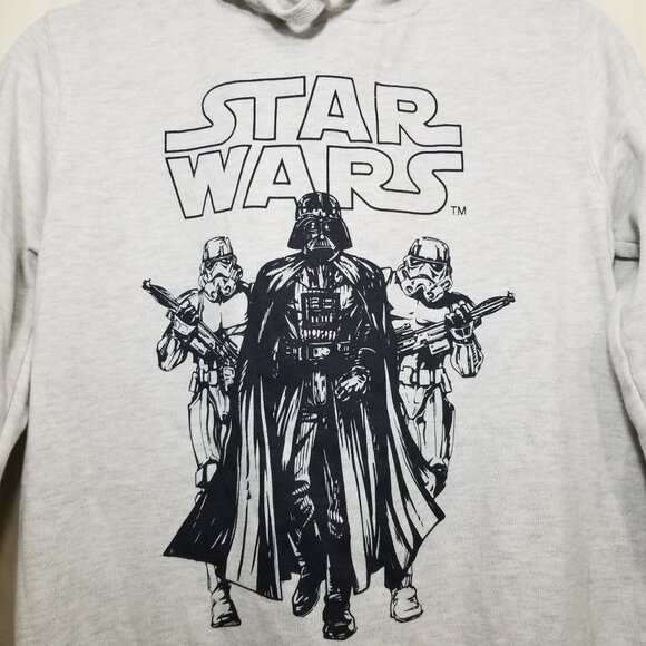 NWT Forever 21 Star Wars hoodie light grey size S - Picture 2 of 7